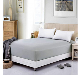 Well Being Terry Mattress Protector Grey Colour - 75"X36"